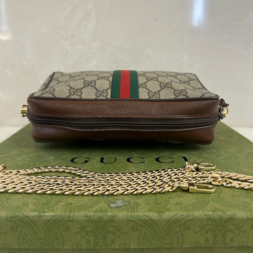 Gucci Beige and Brown Crossbody Bag - Picture 7 of 14